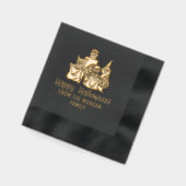 Trick oder Treaters Silhouette Happy Halloween Servietten Mit Folie (Links)