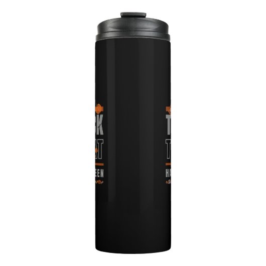 Trick- oder TreatHalloween-Design 2023 Thermosbecher (Vorderseite)