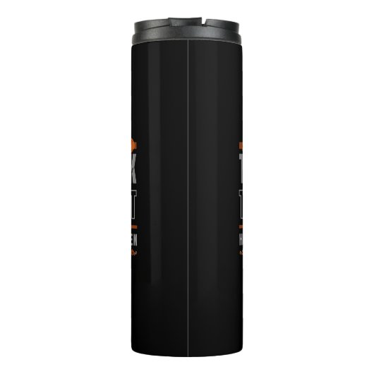 Trick- oder TreatHalloween-Design 2023 Thermosbecher (Rückseite)