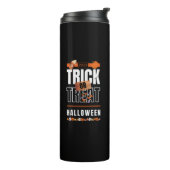 Trick- oder TreatHalloween-Design 2023 Thermosbecher (Nach links gedreht)