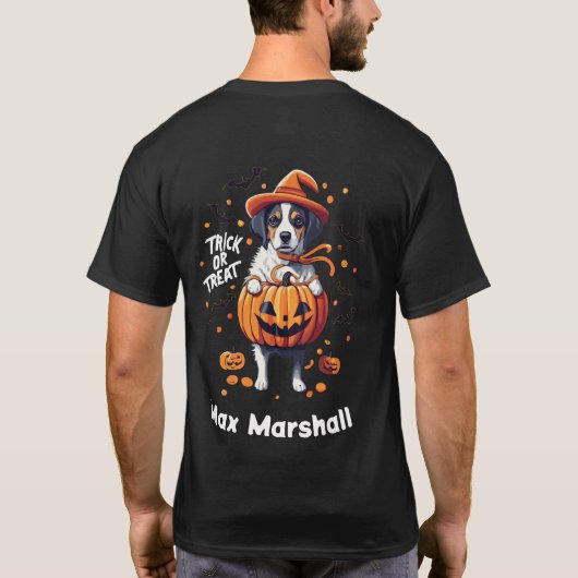 Trick oder Treathund - Spooktacular Soiree Black T-Shirt (Rückseite)