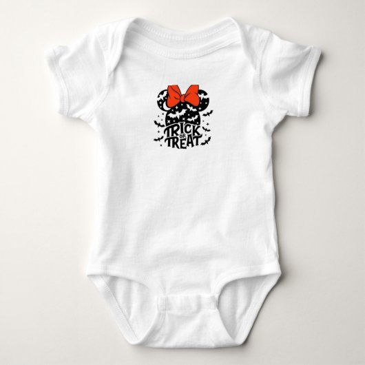Trick oder Treatment Mini Baby Strampler (Vorderseite)