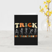 Trick oder Treatment Physical Therapy Pt Halloween Karte (Gelbe Blume)