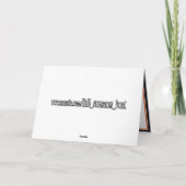 Trick oder Treatment Time Halloween Enten Karte (Rückseite)