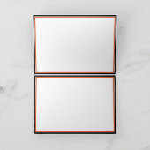 Trick oder Treatment Time Halloween Enten Karte (Innenseite)