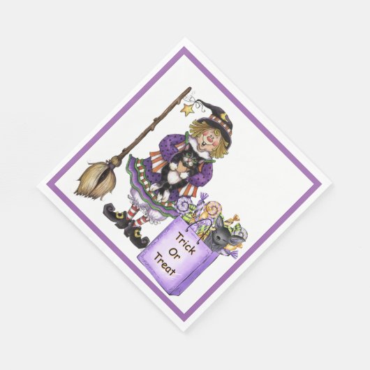 Trick oder Treatpapier Napkin Serviette (Ecke)