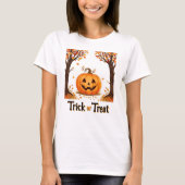 Trick oder Treff Halloween Jack o'lantern T-Shirt (Vorderseite)