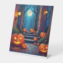 Trick- oder Trefferzeichen Sockelschild