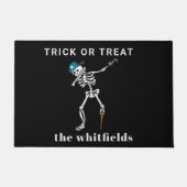 Trick oder Treppen Halloween Dabbing Pirate Custom Fußmatte (Vorderseite)