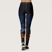 Trick oder Trete, Halloween-Party, Boo-Leggings Leggings (Rückseite)