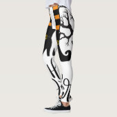 Trick oder Trete, Halloween-Party, Boo-Leggings Leggings (Links)