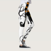 Trick oder Trete, Halloween-Party, Boo-Leggings Leggings (Rechts)