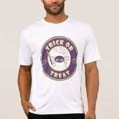 Trick oder Trete halloween Starbucks im T- T-Shirt (Vorderseite)