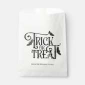 Trick oder Treten Funkelnd Halloween-Party Geschenktütchen (Vorderseite)