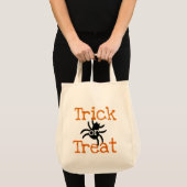 Trick oder Treten für Halloween-Partys Tragetasche (Vorderseite (Produkt))
