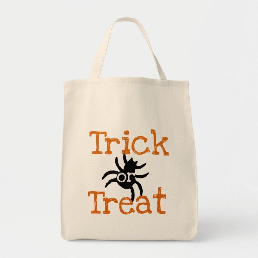 Trick oder Treten für Halloween-Partys Tragetasche (Vorne)