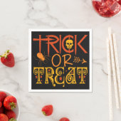 Trick oder Treten Halloween-Papierservietten Serviette (Beispiel)