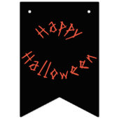 Trick oder Treten mit Hexen & Fledermäusen auf Ora Wimpelkette (Zweite Fahne)