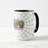 Trick oder Treten mit Spider Web Tasse (VorderseiteRechts)
