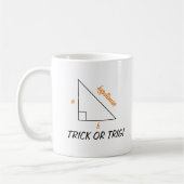 Trick oder Trig Mathe Halloween Personalisiert Leh Kaffeetasse (Links)