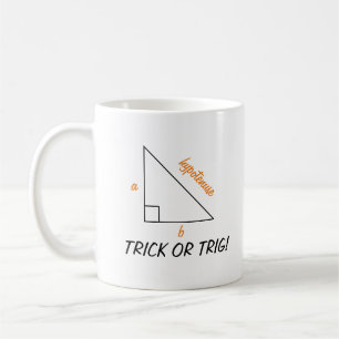 Trick oder Trig Mathe Halloween Personalisiert Leh Kaffeetasse