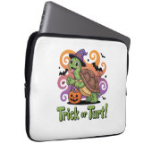 Trick oder Turt Funny Turtle Halloween Laptopschutzhülle (Vorne Rechts)