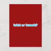Trick oder Tweet 2 Postkarte (Vorderseite)