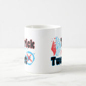 Trick oder Tweet.b Kaffeetasse (Mittel)