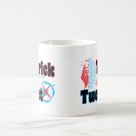 Trick oder Tweet.b Kaffeetasse (Mittel)