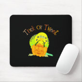 Trick oder Tweet Parakeet Budgie Mama Halloween Bi Mousepad (Mit Mouse)