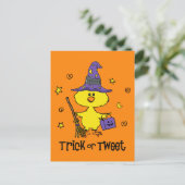 Trick oder Tweet Postkarte (Stehend Vorderseite)