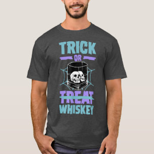 Trick oder Whiskey Trick oder Treat Scotch Bourbon T-Shirt
