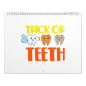 Trick oder Zähne Halloween Zahnarzt Zahnarztarzt Z Kalender (Titelbild)