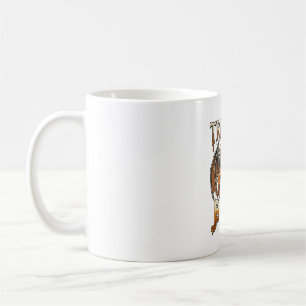 Trick Or Beer Halloween-Kürbis-Skelett-Flügel-Tass Kaffeetasse