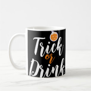 Trick Or Drink Einfacher Halloween gruseliger Kü Kaffeetasse