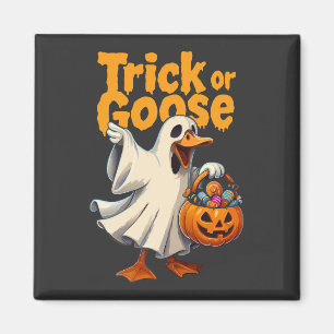 Trick or Gans Halloween Gans Magnet