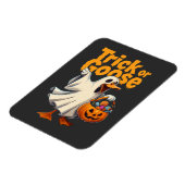 Trick or Gans Halloween Gans Magnet (Linke Seite)