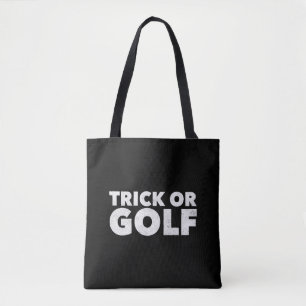Trick Or Golf Funny Halloween Tasche