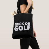 Trick Or Golf Funny Halloween Tasche (Von Nahem)