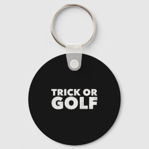 Trick Or Golf Lustiger Halloween Schlüsselanhänger
