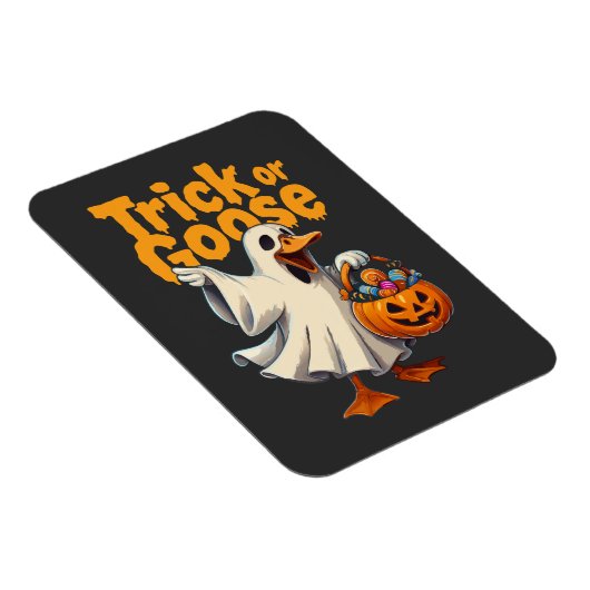 Trick or Goose Halloween Goose Magnet (Rechte Seite)