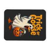 Trick or Goose Halloween Goose Magnet (Horizontal)
