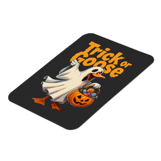 Trick or Goose Halloween Goose Magnet (Linke Seite)