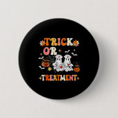 Trick Or Halloween Radiation Oncology Rad Therapy Button (Vorderseite)
