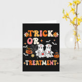 Trick Or Halloween Radiation Oncology Rad Therapy  Karte (Gelbe Blume)