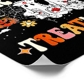 Trick Or Halloween Radiation Oncology Rad Therapy Poster (Ecke)