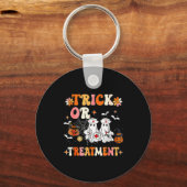 Trick Or Halloween Radiation Oncology Rad Therapy Schlüsselanhänger (Vorderseite)