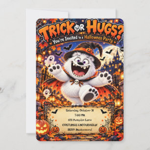 👻🧡 Trick or Hugs Halloween-Party-Einladung 🎃✨ Einladung