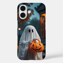 Trick-or-Leckerei-Ghost iPhone 16 Hülle