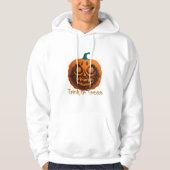 Trick-or-Leckerei Halloween Pumpkin Hoodie (Vorderseite)